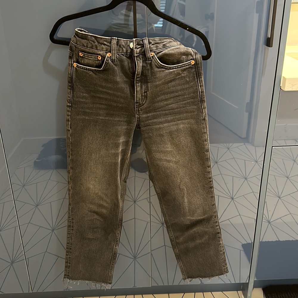 Topshop Straight Leg Jeans
